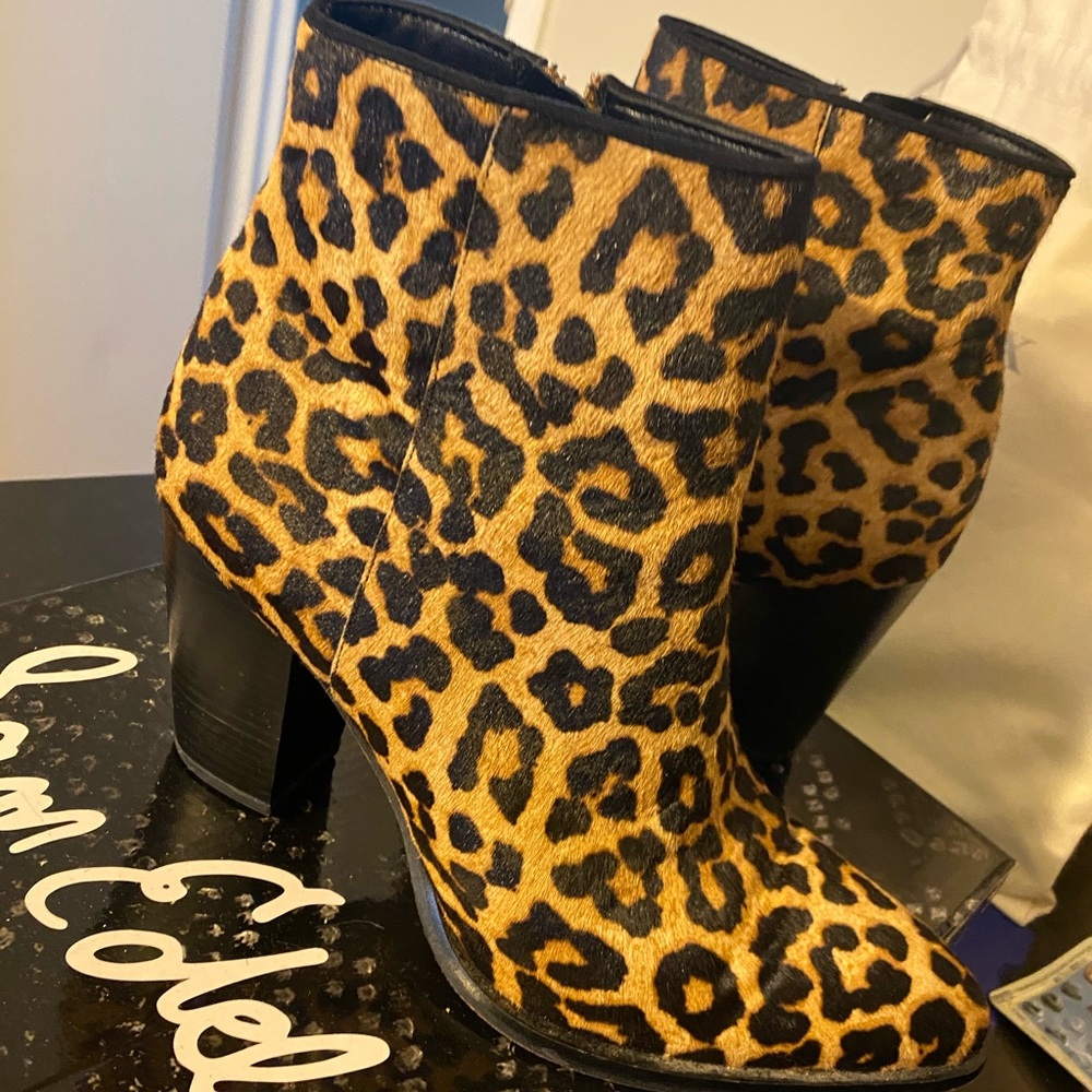 Sam Edelman Blake Leopard Bootie